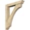 Ekena Millwork Legacy Traditional Rough Sawn Bracket w/ Offset Brace, Douglas Fir, 6"W x 34"D x 40"H BKT0604X34X40LEC01RDF - alternate 1